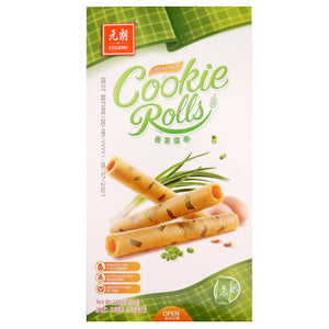 Eulong Green Onion Cookie Rolls 150g - Tuk Tuk Mart