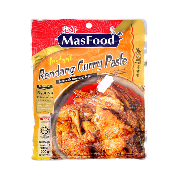Masfood Instant Rendang Curry Paste 200g - Tuk Tuk Mart