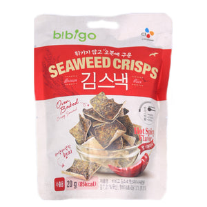 CJ Bibigo Seaweed Crisps Hot & Spicy Flavour (with Sweetener) 20g - Tuk Tuk Mart