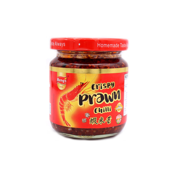 Heng's Crispy Prawn Chilli 180g - Tuk Tuk Mart