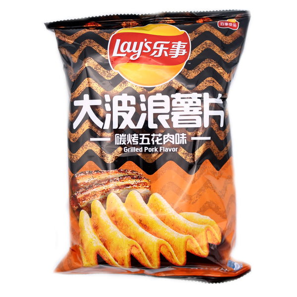 Lay's Potato Crisps Grilled Pork Flavour 70g - Tuk Tuk Mart