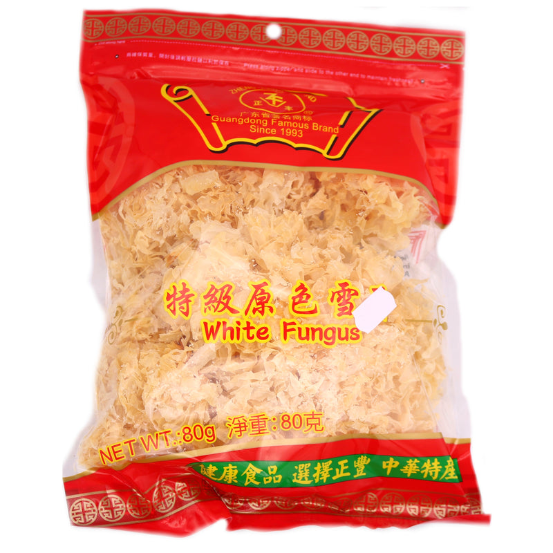 Zheng Feng Brand White Fungus 80g - Tuk Tuk Mart