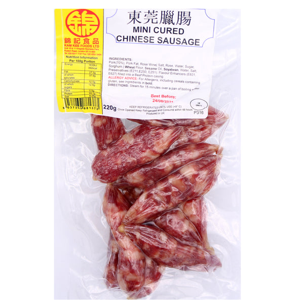 Kam Kee Mini Cured Chinese Sausage 220g - Tuk Tuk Mart