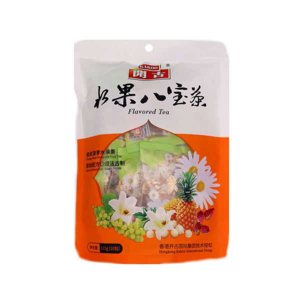 Kakoo Orange Peel Pineapple Fruit Tea 115g (10x11.5g) - Tuk Tuk Mart