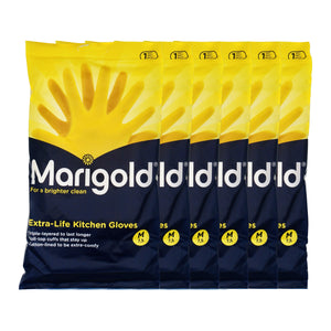 *Marigold Extra-Life Kitchen Gloves Medium (6 Pairs) | Tuk Tuk Mart