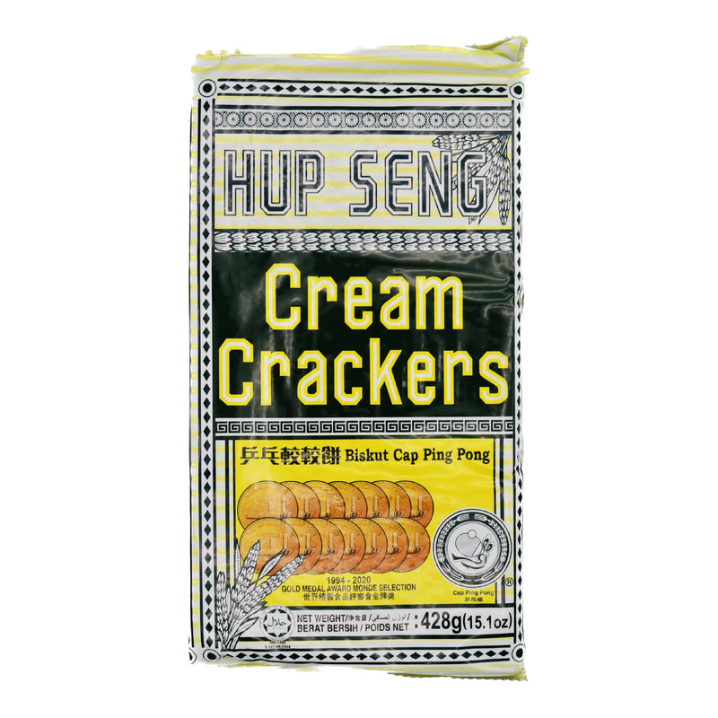 Hup Seng Cap Ping Pong Cream Crackers 合成乒乓較較餅 428g | Tuk Tuk Mart