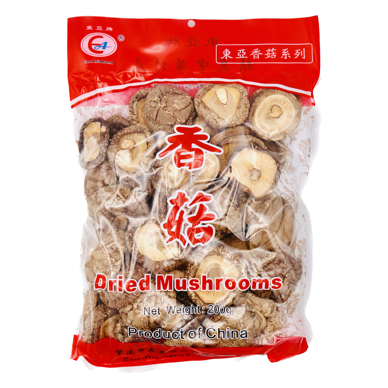 East Asia Brand Dried Mushrooms 東亞牌香菇 200g | Tuk Tuk Mart