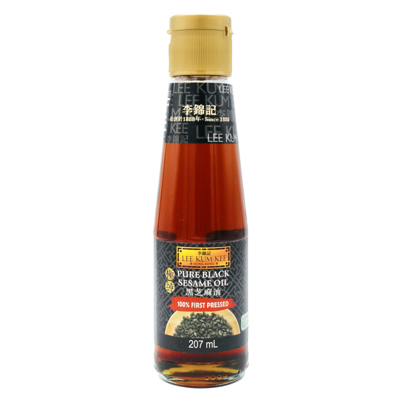 Lee Kum Kee Pure Black Sesame Oil 李錦記極純黑芝麻油 207ml | Tuk Tuk Mart