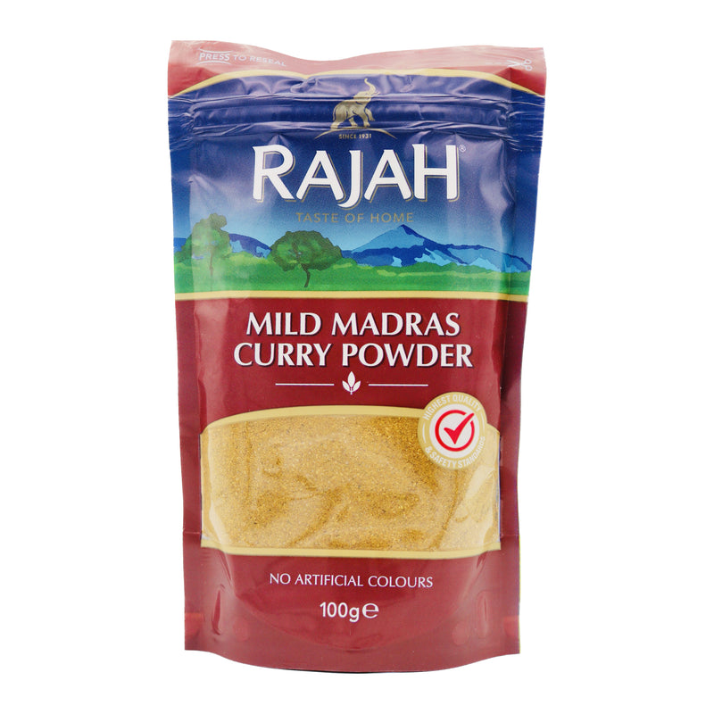 Rajah Mild Madras Curry Powder 马德士咖喱粉 100g | Tuk Tuk Mart