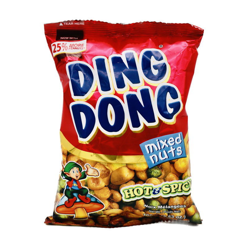 Ding Dong Mixed Nuts Hot & Spicy 100g (B.B.D 08.01.2023) | Tuk Tuk Mart