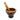 *Pestle and Mortar Earthenware/Clay 23cms (9