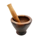 *Pestle and Mortar Earthenware/Clay 23cms (9") | Tuk Tuk Mart
