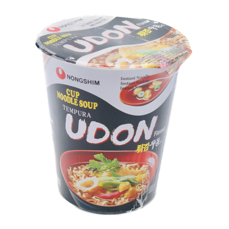 Nongshim Tempura Udon Flavour Cup Noodle Soup 農心天婦羅烏冬杯麵 62g | Tuk Tuk Mart