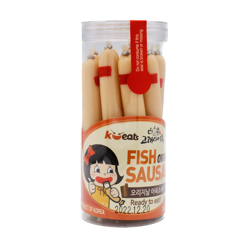 Keat Fish Original Sausage Stick (20g*12ea) 240g | Tuk Tuk Mart