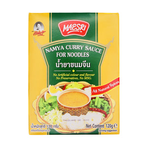 Maesri Namya Curry Sauce For Noodles 泰式咖哩麵醬 120g | Tuk Tuk Mart