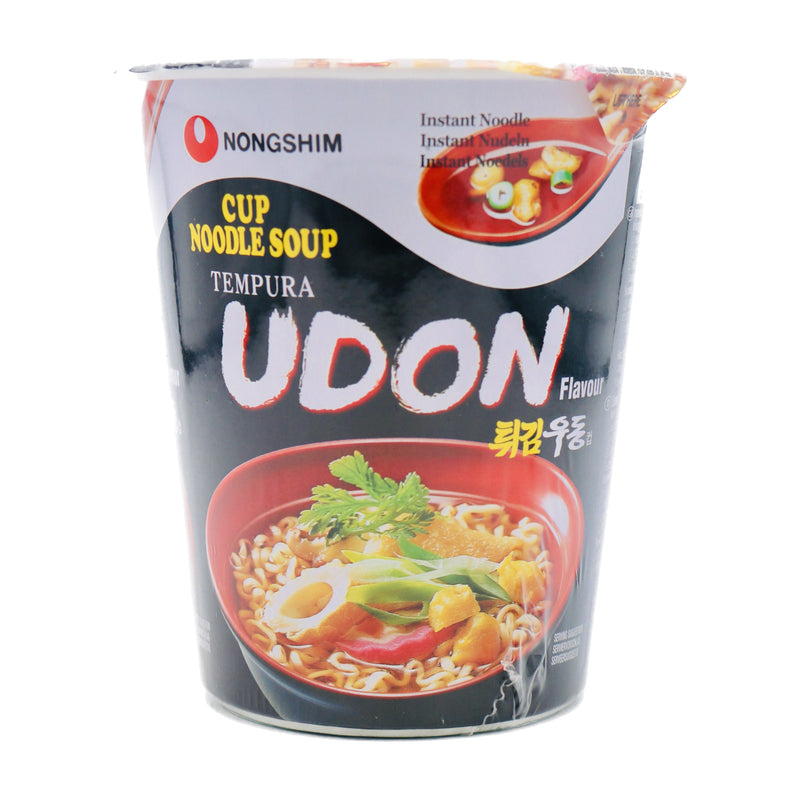 Nongshim Tempura Udon Flavour Cup Noodle Soup 農心天婦羅烏冬杯麵 62g | Tuk Tuk Mart