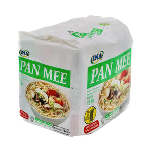 INA Pan Mee Pepper Clear Soup Flavour Instant Broad Noodles 胡椒汤味板麵 (85g*5 Pcs) 425g | Tuk Tuk Mart