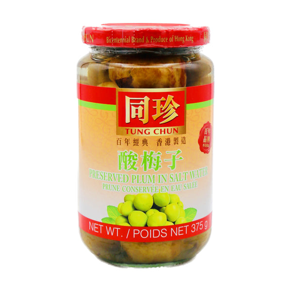 Tung Chun Preserved Plum In Salt Water 同珍酸梅子 375g | Tuk Tuk Mart