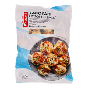 Yutaka Takoyaki Octopus Balls 章鱼小丸子 (15 Pcs) 300g (Frozen) | Tuk Tuk Mart