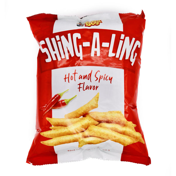 Chick Boy Shing-a-Ling Chips Hot & Spicy Flavour 菲律賓香辣薯條 65g | Tuk Tuk Mart