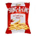 Chick Boy Shing-a-Ling Chips Hot & Spicy Flavour 菲律賓香辣薯條 65g | Tuk Tuk Mart