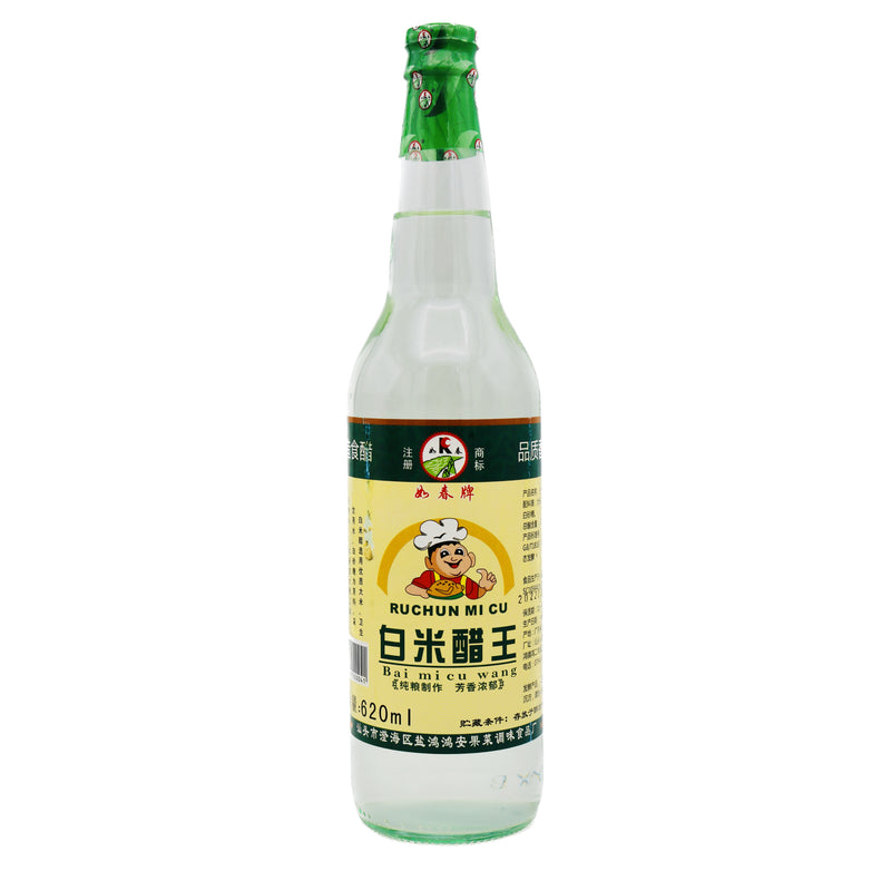 Ruchun Glutinous Rice Vinegar 如春牌白米醋王 620ml | Tuk Tuk Mart