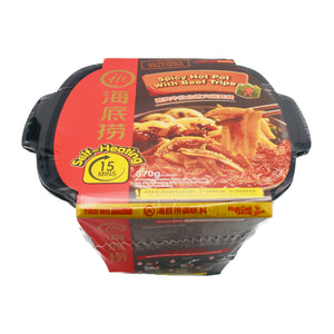 Haidilao Self-Heating Spicy Hot Pot With Beef Tripe 海底撈脆爽牛肚自煮火鍋套餐 370g | Tuk Tuk Mart