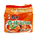 Master Kong Instant Noodle Spicy Beef Flavour 康師傅香辣牛肉麵 (99g*5 Pcs) 495g | Tuk Tuk Mart