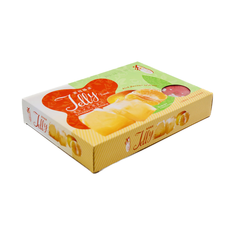 Love & Love Fruit Jelly Treat Tangerine Flavour 花之恋语蜜柑橘味果冻 200g | Tuk Tuk Mart