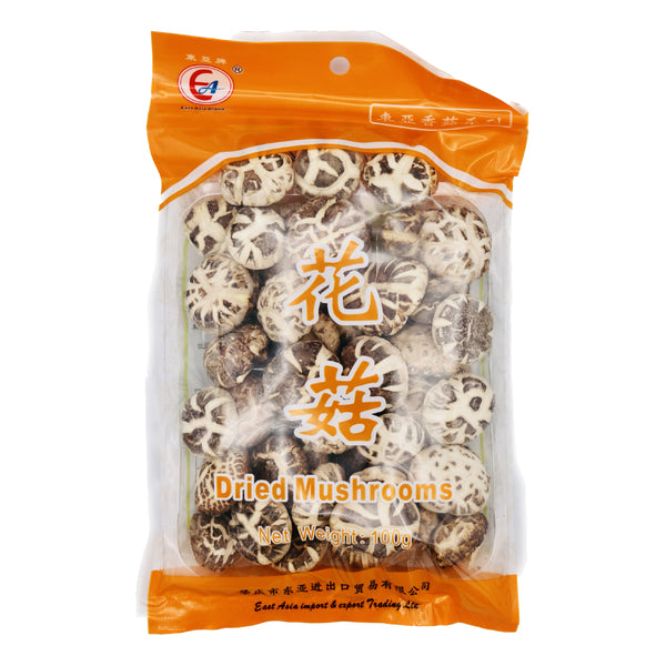 East Asia Brand Dried Mushrooms 東亞牌花菇 100g | Tuk Tuk Mart