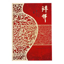 Chinese New Year Greeting Card 新年賀卡 (Red and Golden 拜年/New Year Greetings & 萬事如意/May All Go Well With You Design) 8.8'x6' | Tuk Tuk Mart