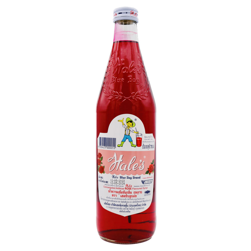 *Hale's Blue Boy Concentrated Artificial Rose Flavoured Syrup 710ml | Tuk Tuk Mart