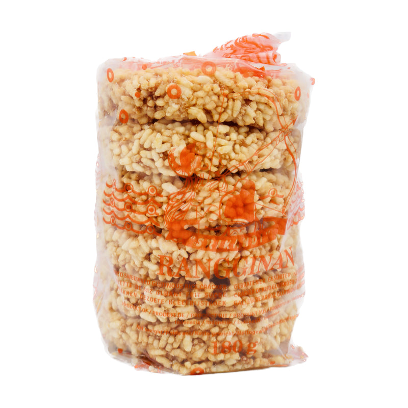 Rangginan Fried Sweetened Glutinous Rice Cracker 印尼甜米通餅 180g | Tuk Tuk Mart
