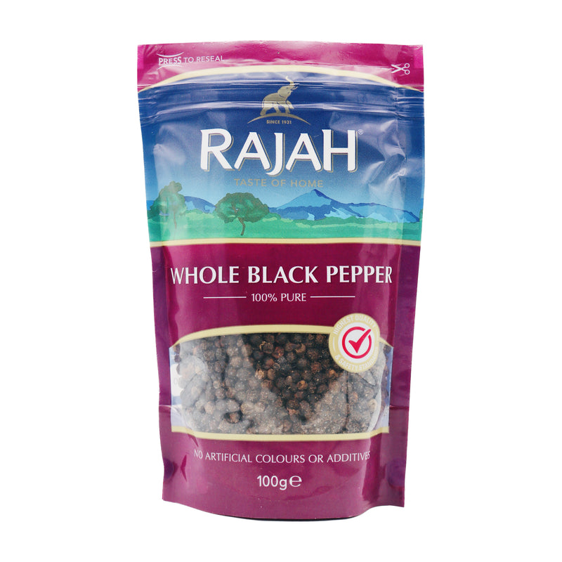 Rajah Whole Black Pepper 黑胡椒颗粒 100g | Tuk Tuk Mart