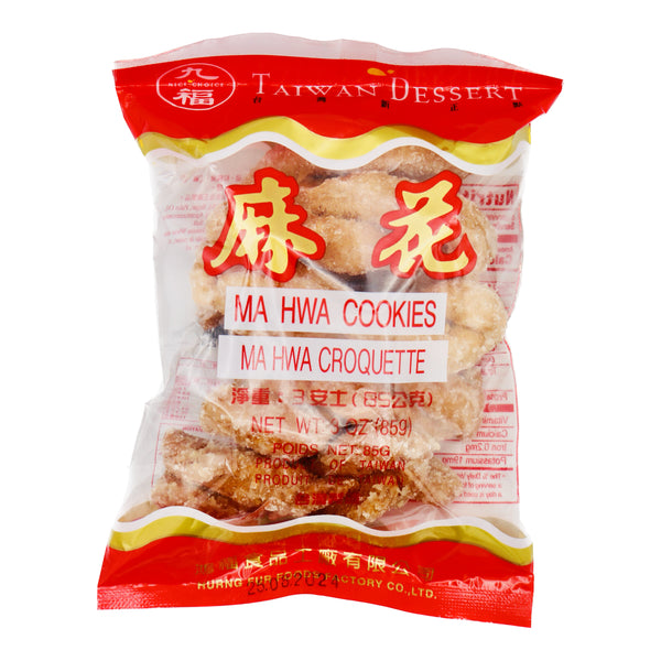 Nice Choice Ma Hwa Cookies 九福糖麻花 85g | Tuk Tuk Mart