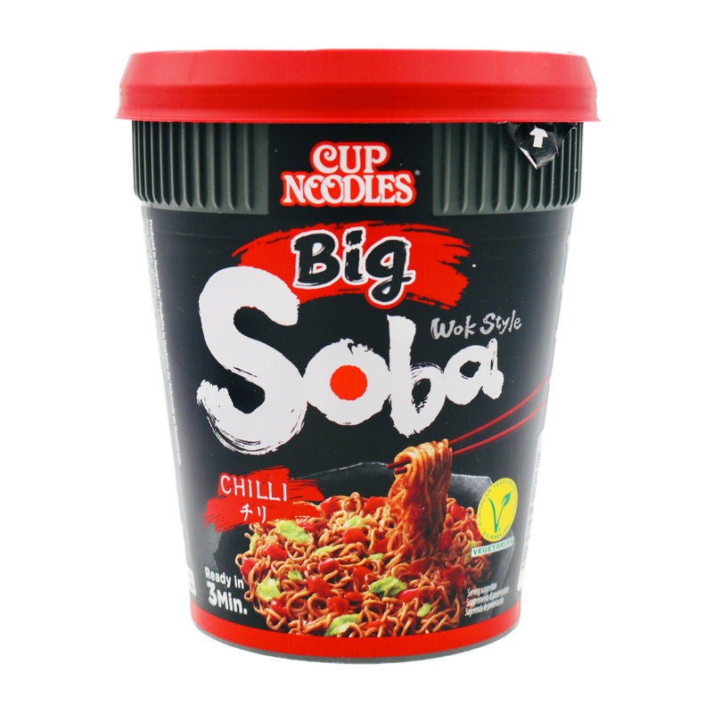 Nissin Wok Style Soba Chilli Big Cup Noodles 日清荞麦辣味大杯面 115g | Tuk Tuk Mart