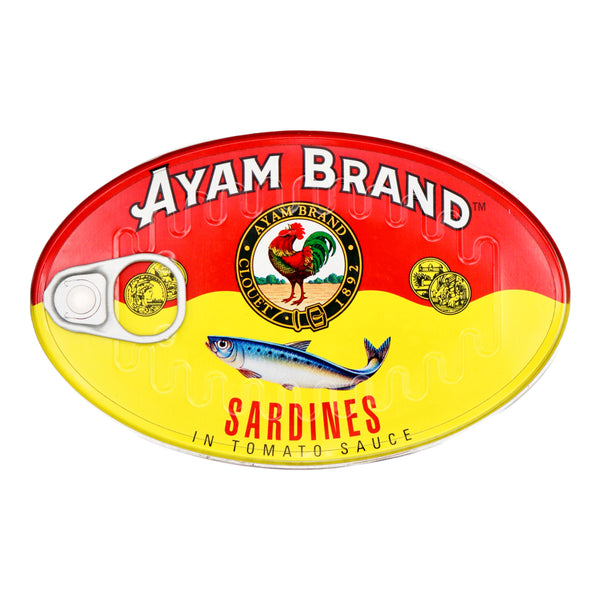 Ayam Brand Sardines in Tomato Sauce 200g | Tuk Tuk Mart