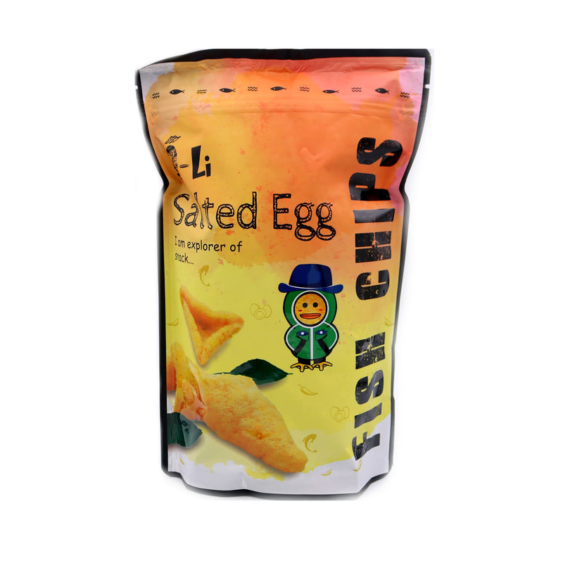 O-Li Salted Egg Fish Chips 80g - Tuk Tuk Mart