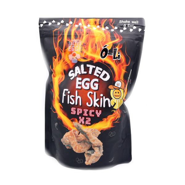 O-Li Salted Egg Fish Skin 2X Spicy 105g - Tuk Tuk Mart