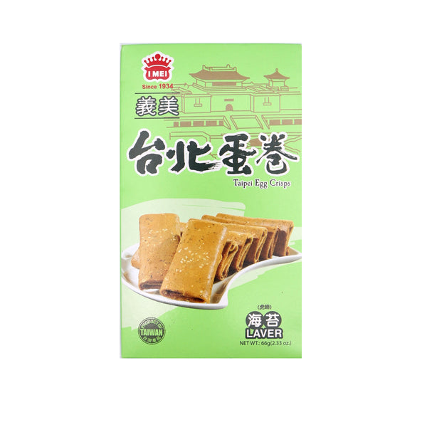 IMEI Taipei Egg Crisps Laver Flavour 66g - Tuk Tuk Mart