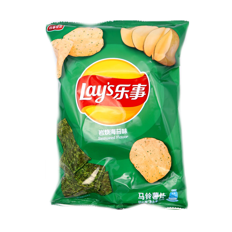 Lay's Seaweed Flavour Potato Crisps 70g - Tuk Tuk Mart