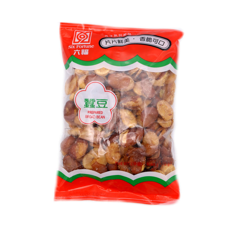 Six Fortune Prepared Broad Bean - Original 六福蠶豆 170g - Tuk Tuk Mart