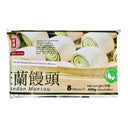 Jia You Liang Yuan Pandan Flavour Oriental Steam Bun (Montou) 佳有良源班蘭饅頭 (8 Pcs) 400g (Frozen) | Tuk Tuk Mart