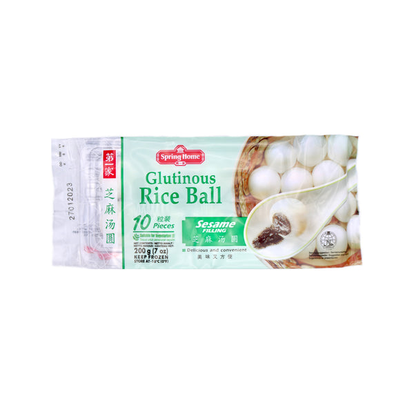 Spring Home Glutinous Rice Ball Sesame Filling 200g (Frozen) - Tuk Tuk Mart