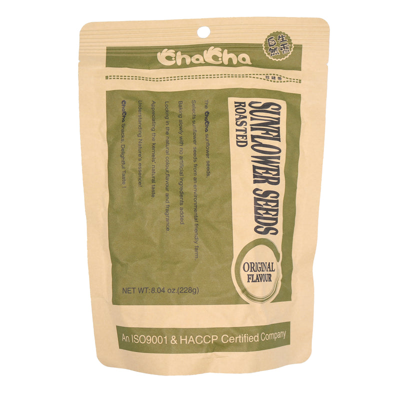 Cha Cha Roasted Sunflower Seeds Original Flavour 228g - Tuk Tuk Mart