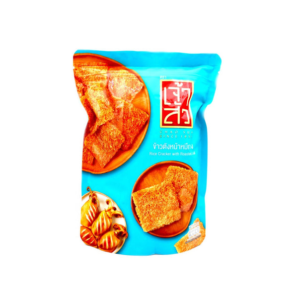 Chao Sua Rice Cracker With Roasted Squid  泰國魷魚米餅 90g - Tuk Tuk Mart