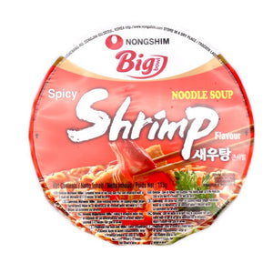 Nongshim Spicy Shrimp Flavour Noodle Soup Big Bowl 115g - Tuk Tuk Mart