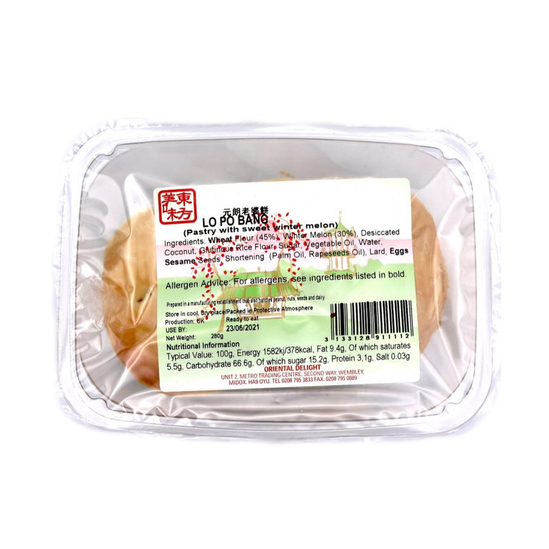 Oriental Delight Lo Po Bang (Wife Cake) 280g - Tuk Tuk Mart