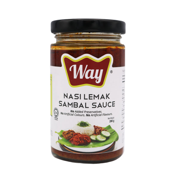 Way Nasi Lemak Sambal Sauce 200g - Tuk Tuk Mart