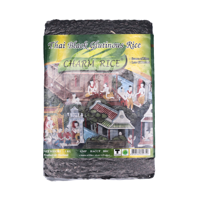 Charm Rice Thai Black Glutinous Rice 1Kg - Tuk Tuk Mart